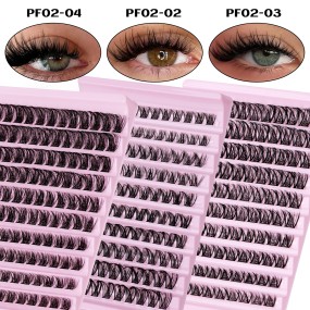 Lash Clusters Factory - Custom 120 Clusters 0.07 D Curl Mixed