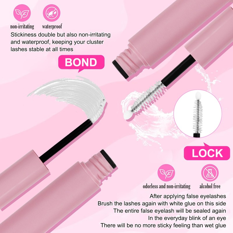 DIY Lash Extension Kit Factory - 40p 60p 80p Vegan Cluster