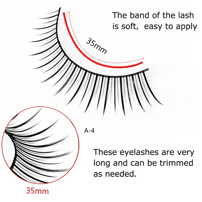 Acrylic 3D Eyelashes Factory - 10 Pairs 14mm Natural Soft Volume
