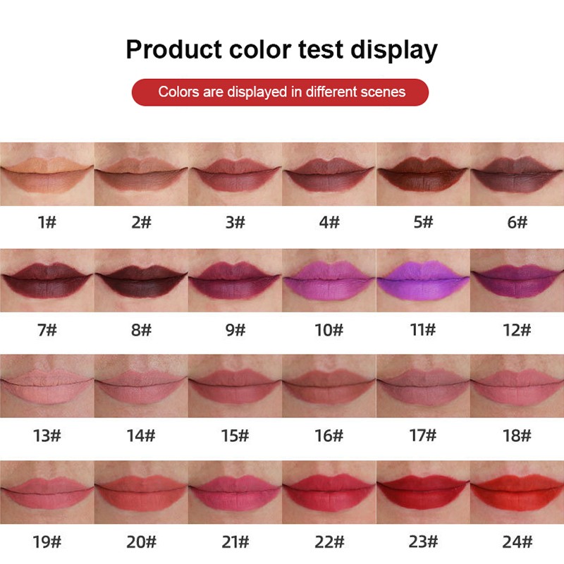 Velvet Matte Lipstick Factory - Waterproof Organic Vegan Custom