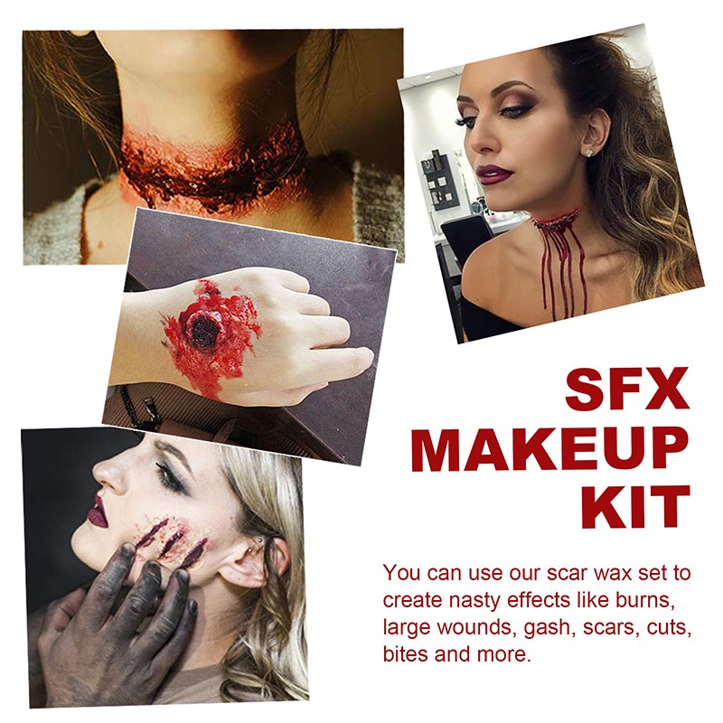 Halloween Makeup Set Supplier - Face Body Painting Fake Wound