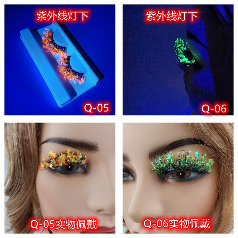 Colorful Mink Eyelashes Supplier - 25mm Handmade Rainbow Cosplay