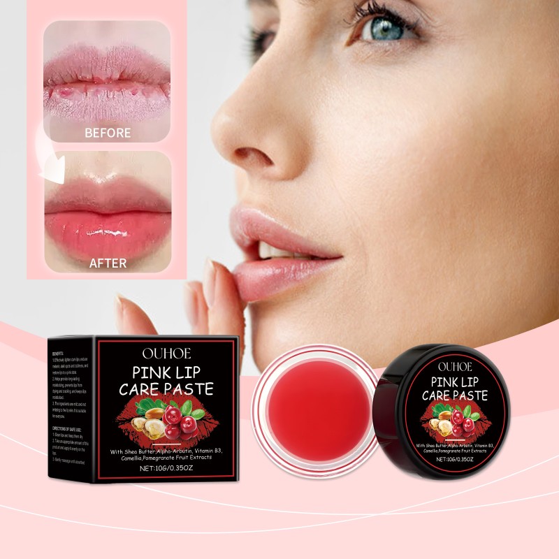 Exfoliating Lip Balm Supplier - Pink Lightening Alpha-Arbutin Dark