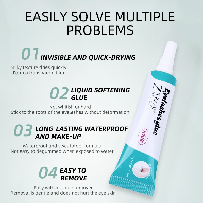 10 Day Eyelash Glue Supplier - Best Wholesale White Korean Private