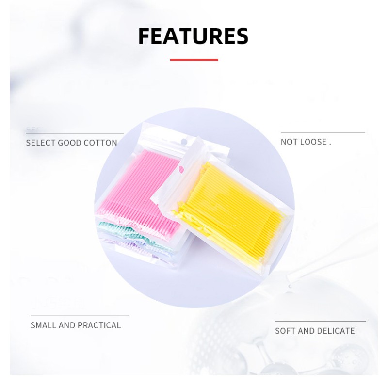 Micro Brushes Supplier - Eyelashes Extension Lint Free Disposable