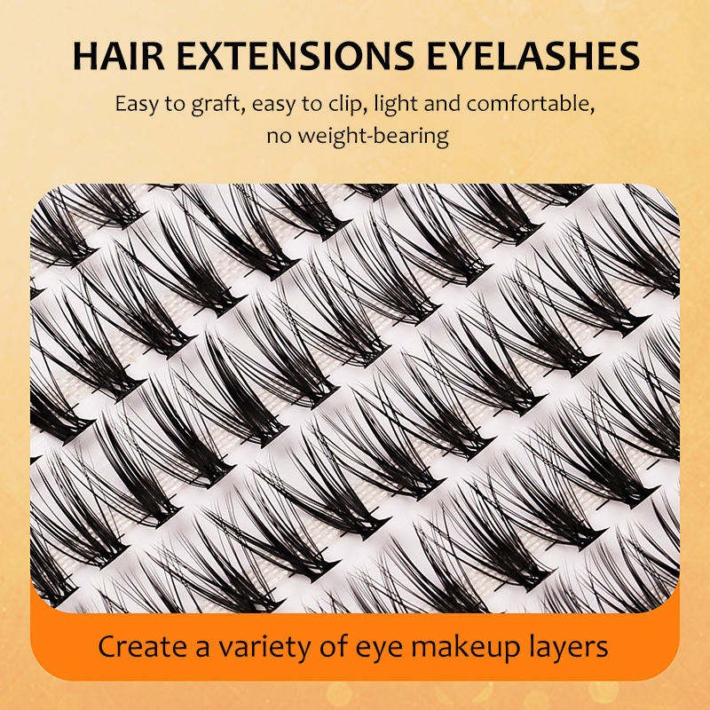 Handmade Grafting Eyelash Supplier - Super Fluffy Thick Cluster