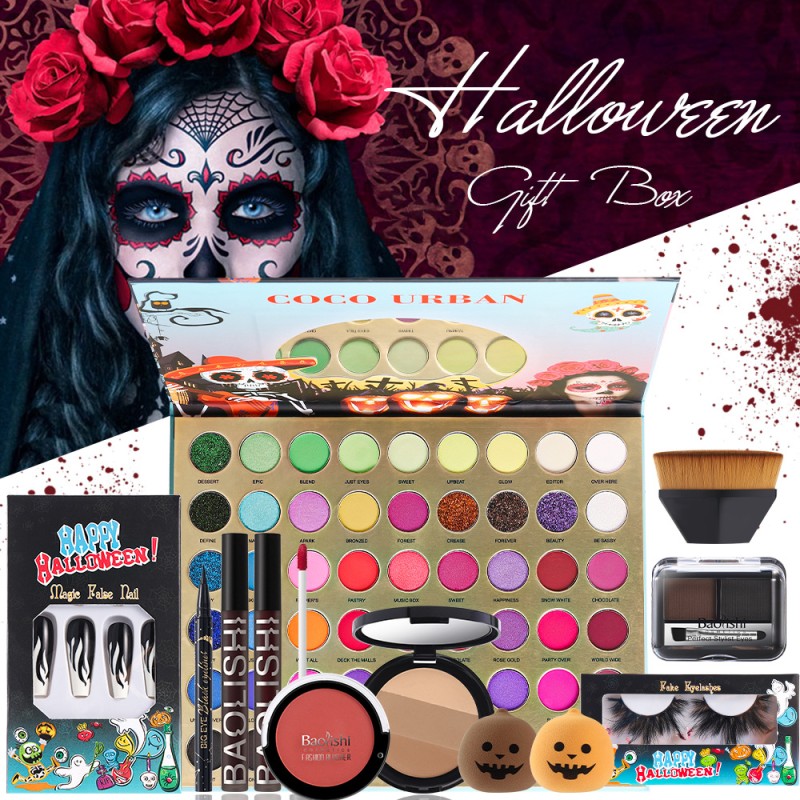 Shimmer Eye Shadow Kit Supplier - Halloween Special Effects Painting
