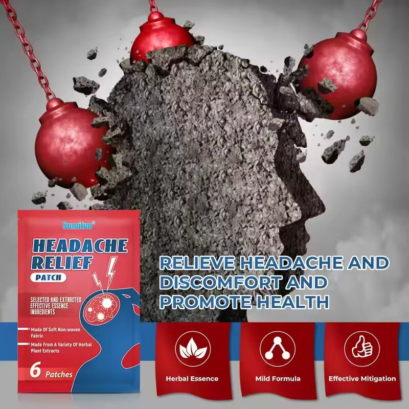 Herbal Formula Body Relief Patch Manufacturer - 6 Patches for Head, Mouth & Nasal Discomfort