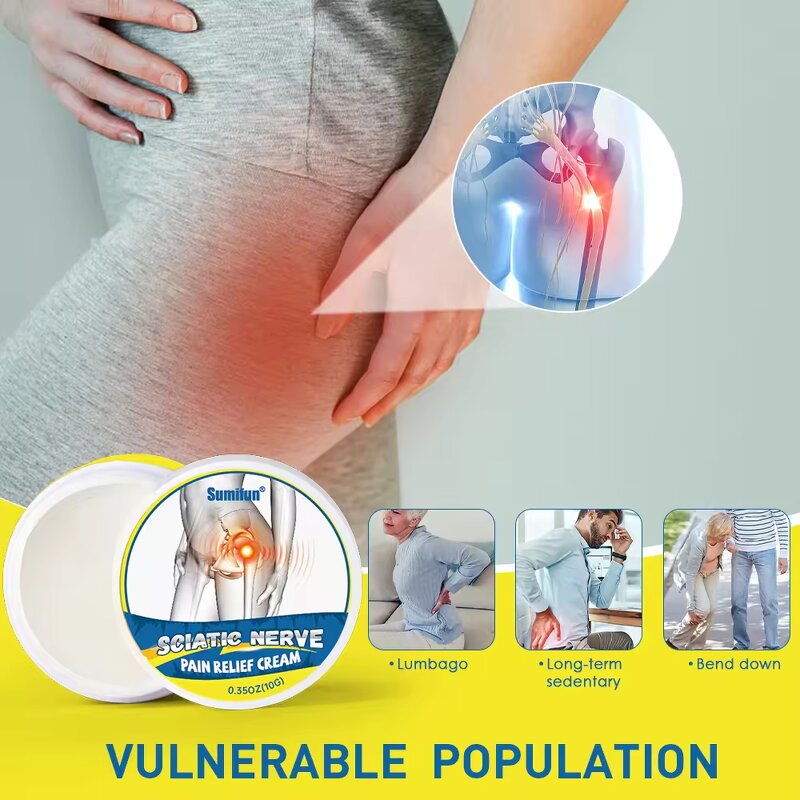 Herbal Pain Relief Plaster for Hip - Medical Body Care Cream
