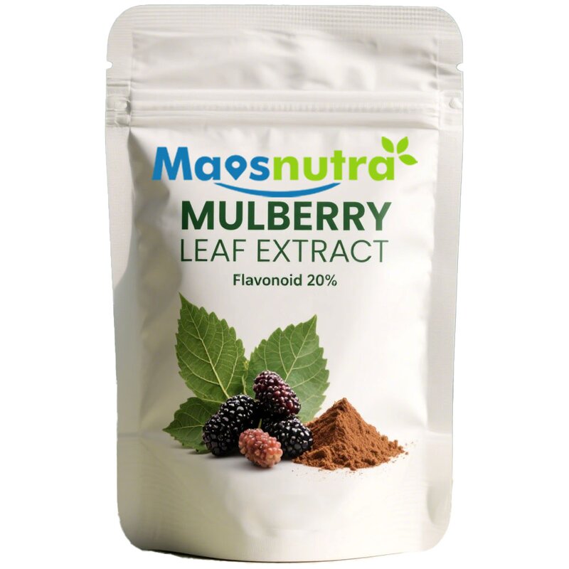 Mulberry Leaf Extract Powder Manufacturer - 5% 20% 40% Flavonoids Natural Herbal Plant Extract