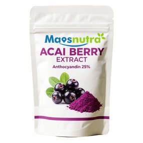 Acai Berry Extract Powder Manufacturer - 5% to 25% Anthocyanins Natural Acai Powder