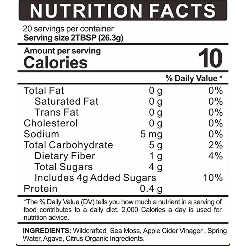 Sea Moss Gel Manufacturer - Private Label Organic Herbal Supplements