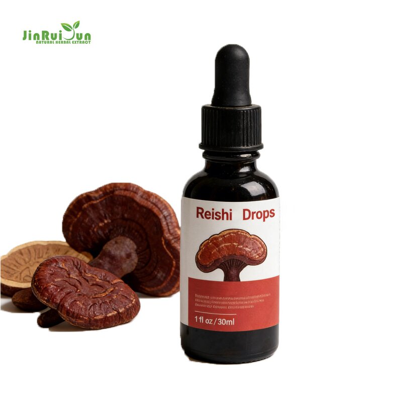 Organic Reishi Mushroom Extract Manufacturer - Food Grade Liquid in Bottle, 99% Ganoderma Lucidum