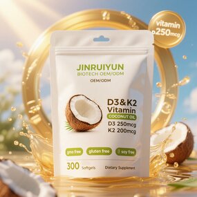 Vegan Vitamin D3 K2 Supplement Manufacturer - Calcium Magnesium for Bone Health Softgel Capsules