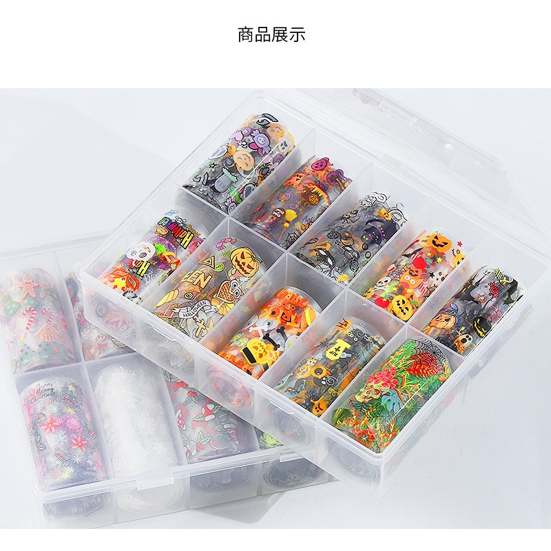 Korea Nail Decal Sticker Factory - Wholesale Flower Gel Foil Wrap 3d Bling Cartoon Sticker