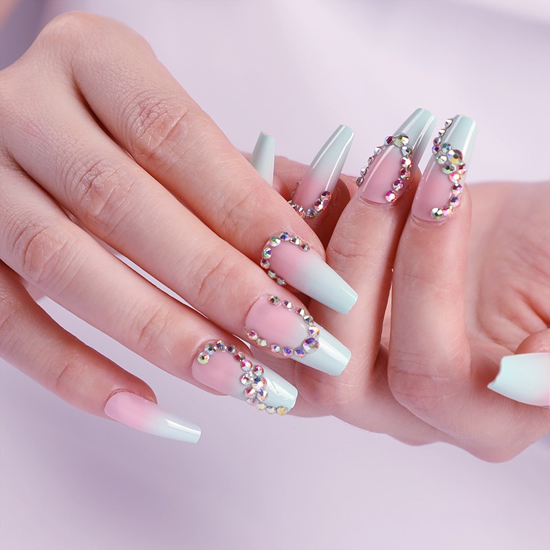 Press on Nails Factory - Private Label ABS Full Cover Artificial Nail Tips with Packaging Box