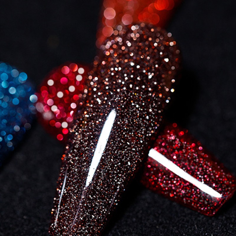 UV Led Nail Gel Polish Factory - Wholesale New Designs Non Toxic Disco Shiny Reflection