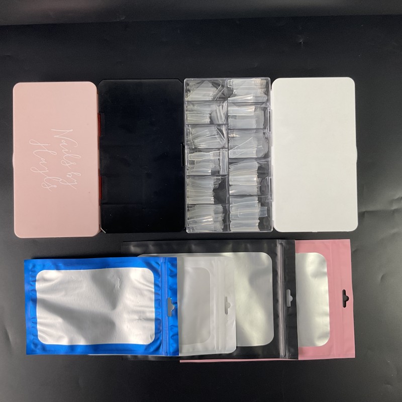 Nail Tips Supplier - Extra Long 4XL Square Coffin Stiletto No C Curve False Nail Tips