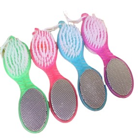Foot Cuticle Remover Manufacturer - Long Plastic Handle with Pumice Stone Personal Care Brush