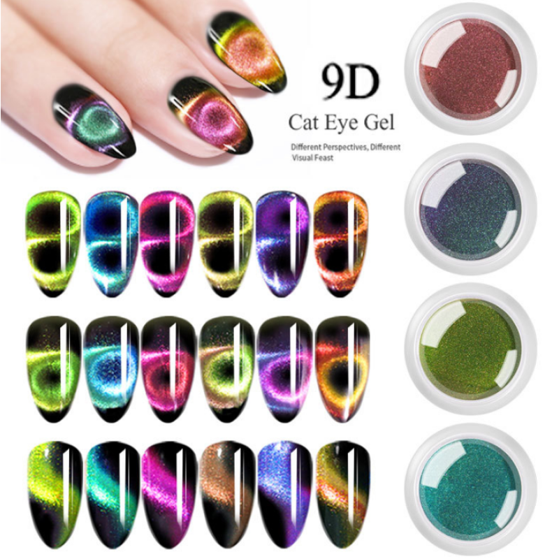 Cat Eye Nail Powder Factory - 5D/9D Chameleon Magnetic Long Lasting for Nail Salon