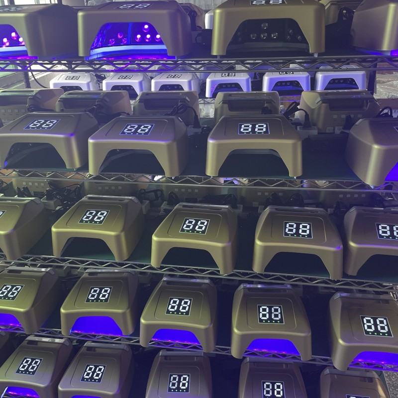 UV LED Nail Lamp Manufacturer - 72W Cordless Rechargeable Rose Gold Professional Nail Dryer