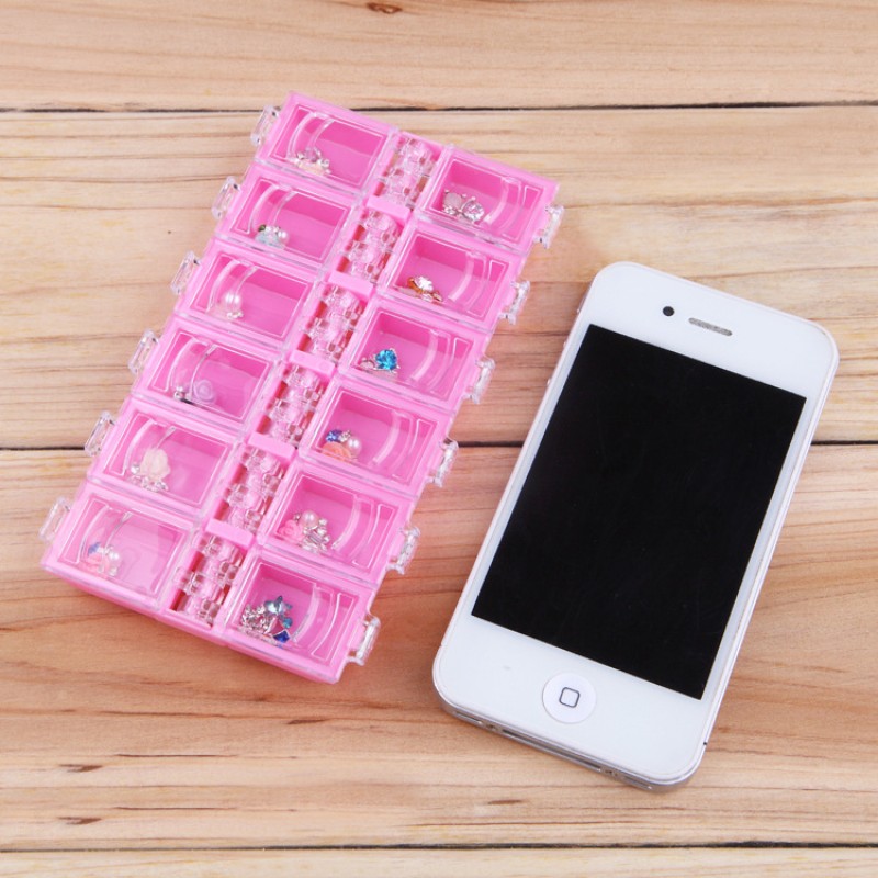 Nail Diamond Storage Box Factory - Wholesale 12 Grid Empty Jewelry Diamond Tips Boxes