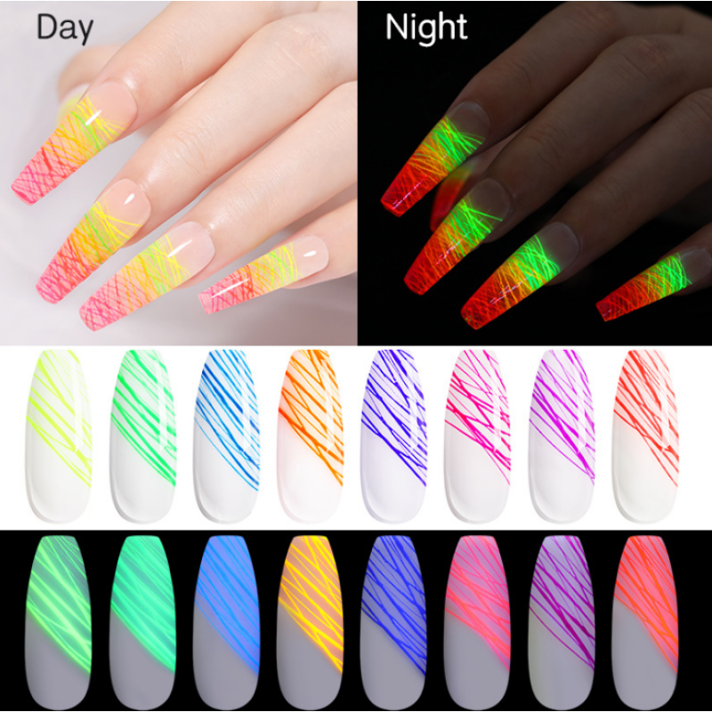 Luminous Nail Gel Supplier - Hot Sale DIY Drawing Luminescent Fashion Spider Color Gel
