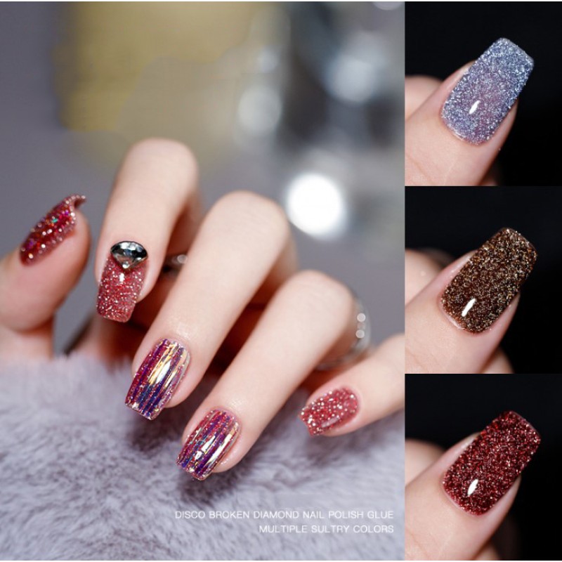 UV Led Nail Gel Polish Factory - Wholesale New Designs Non Toxic Disco Shiny Reflection
