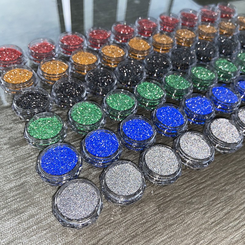 Disco Nail Powder Supplier - New Hot Super Glitter Colorful Flash Effect Acrylic Powder