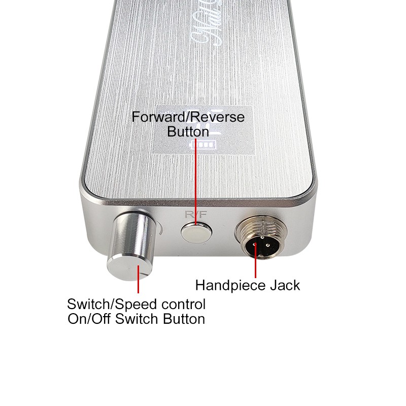 Electric Nail Drill Machine Manufacturer - 35000rpm Brushless Cordless Rechargeable with Charging Base