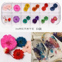 Dry Flower Nail Stickers Factory - Professional Good Quality Natural 3D Dried Flowers Decals