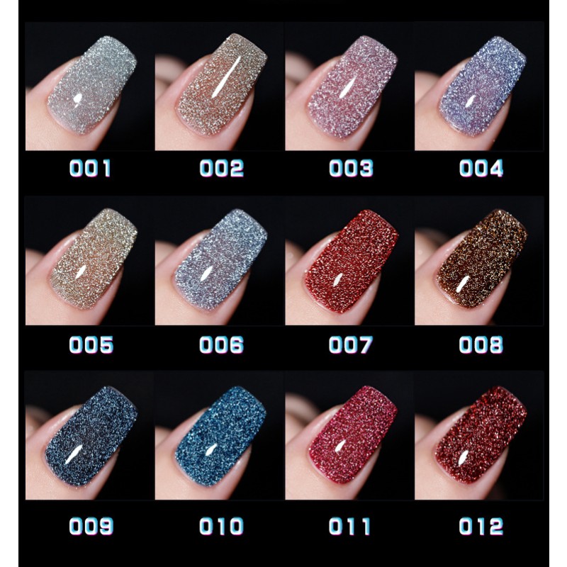 UV Led Nail Gel Polish Factory - Wholesale New Designs Non Toxic Disco Shiny Reflection