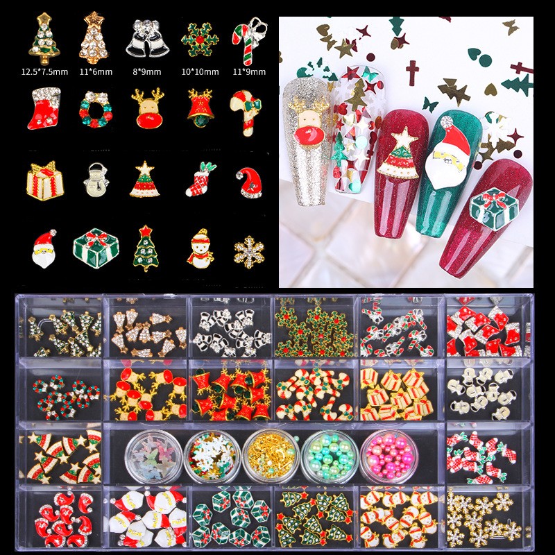 3D Nail Decoration Supplier - High Quality Skull Rhinestone Diamond Stickers Metal Crystal