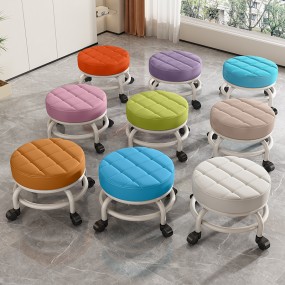 Portable Manicure Chair Supplier - Colorful Pink Purple Durable 360 ° Rolling Custom Logo