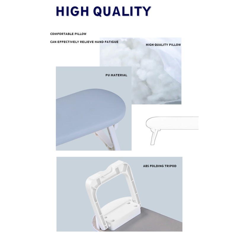 Manicure Hand Pillow Supplier - Soft PU Leather Salon Arm Rest Nail Tools