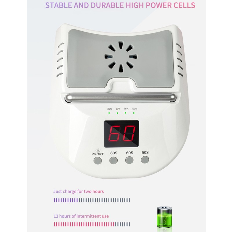 LED Nail Lamp Manufacturer - Professional 24pcs Bulbs 72w High Power with Radiator Fan