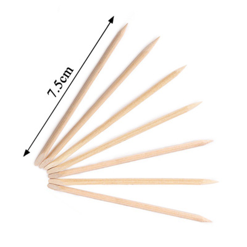 Cuticle Stick Supplier - Double Head Dead Skin Push Wooden for Nail Art Tool