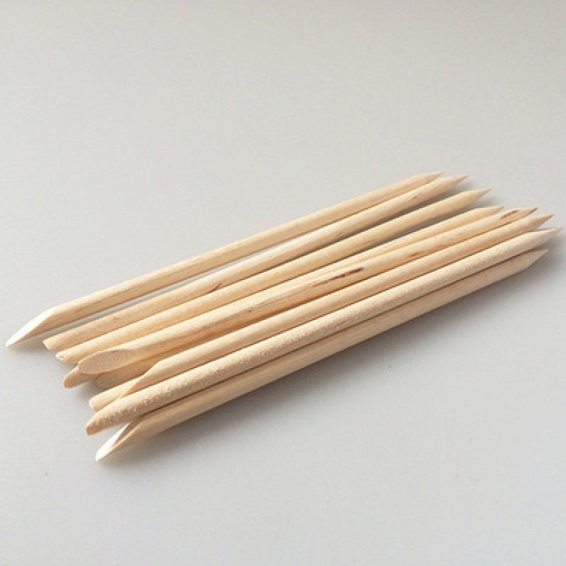 Cuticle Stick Supplier - Double Head Dead Skin Push Wooden for Nail Art Tool