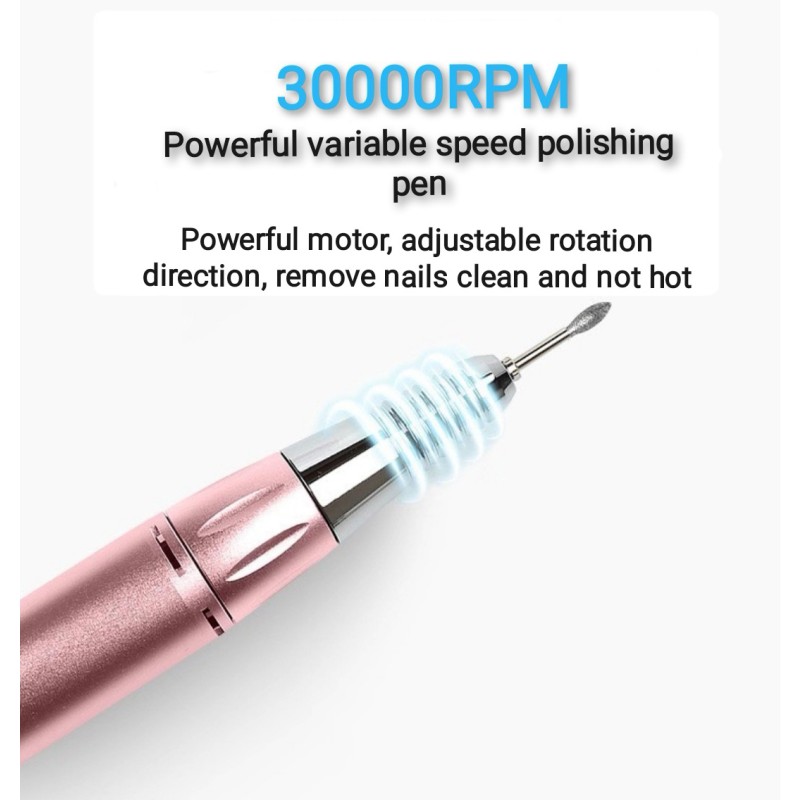 Nail Machine Supplier - Bestseller 30000Rpm Drill Dust Collector UV Lamp 5 in 1