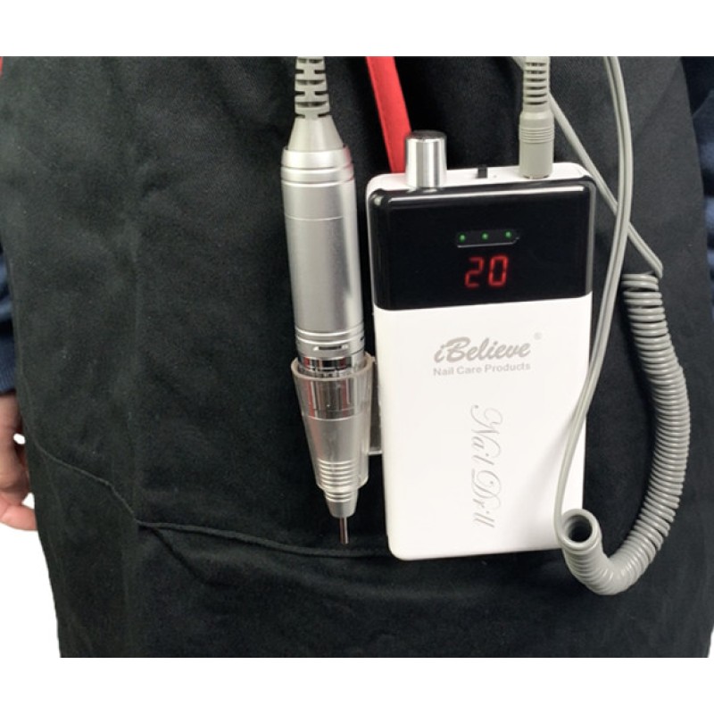 Portable Nail Drill Supplier - High Quality 36W Rechargeable Flame-shaped Plastic Efile