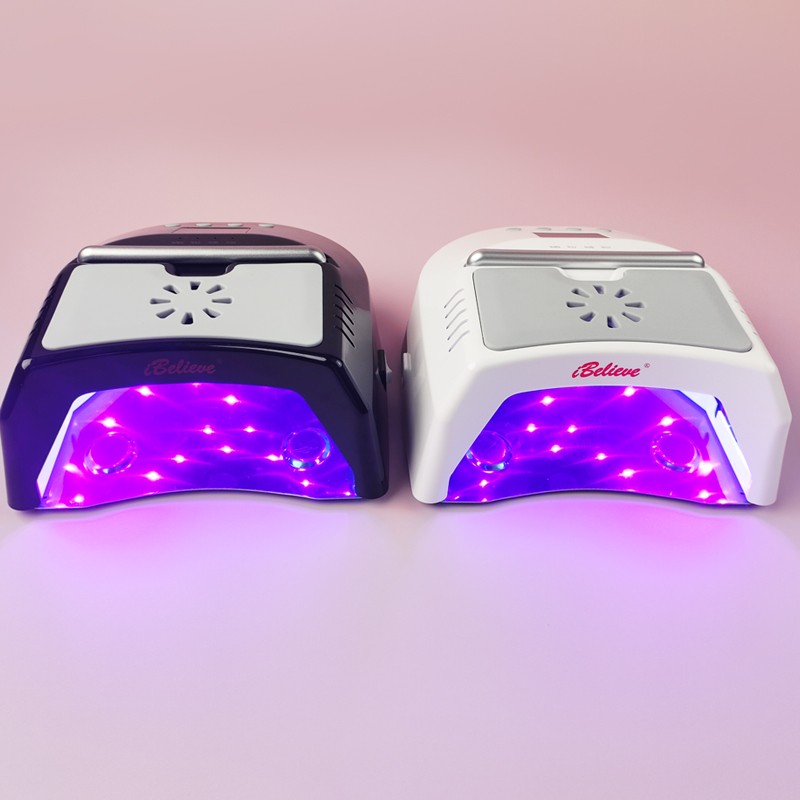 LED Nail Lamp Manufacturer - Professional 24pcs Bulbs 72w High Power with Radiator Fan