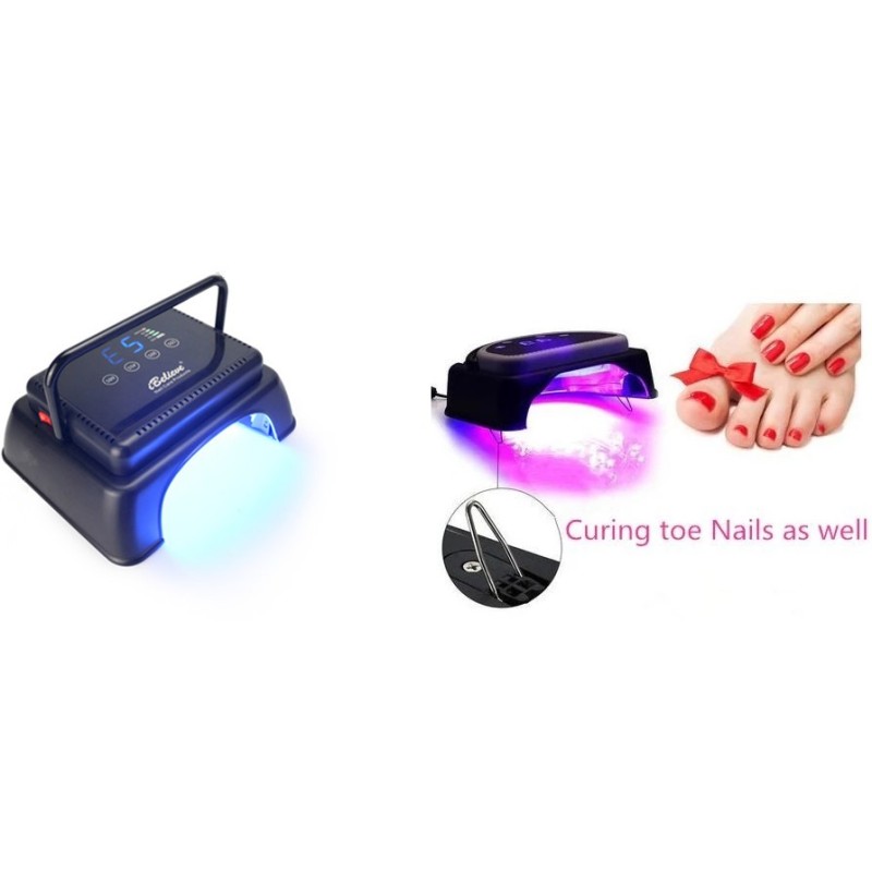 Wireless UV Nail Lamp Supplier - Model TP83 Ibelieve Rechargeable Black Color Dryer Lamp