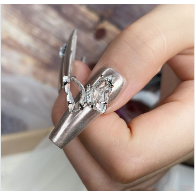 Nail Glitter Mirror Powder Factory - Magic 6 Colors/Set Solid Chrome Pigment for Nails Design