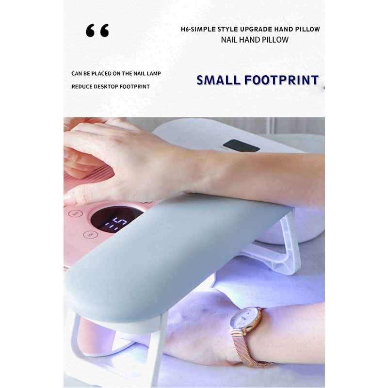 Manicure Hand Pillow Supplier - Soft PU Leather Salon Arm Rest Nail Tools