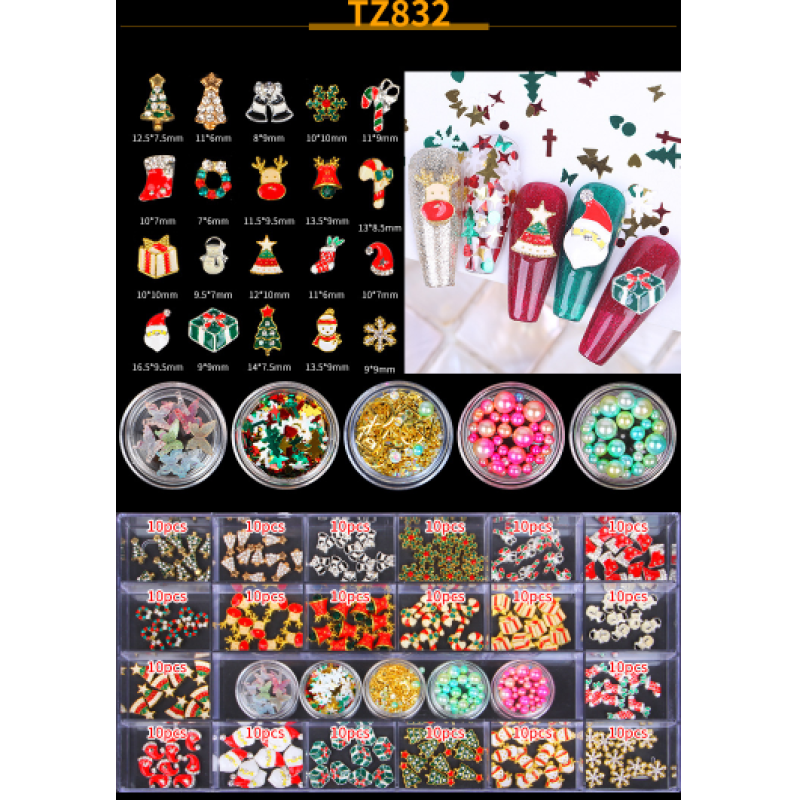 3D Nail Decoration Supplier - High Quality Skull Rhinestone Diamond Stickers Metal Crystal