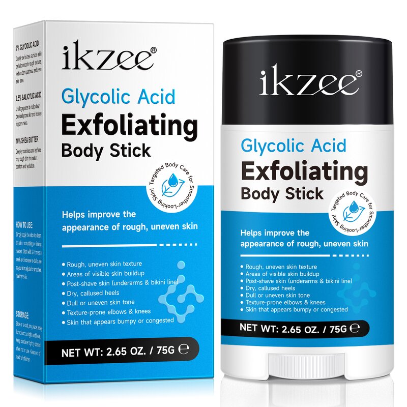Glycolic Acid Exfoliating Body Stick Manufacturer - 75g Deep Cleansing Balm for Rough Skin, Travel-Friendly
