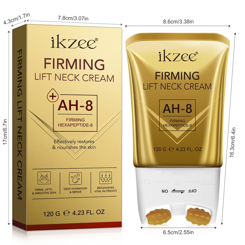 Neck Cream Manufacturer - Private Label Firming Lift Cream with Roller for Hydration