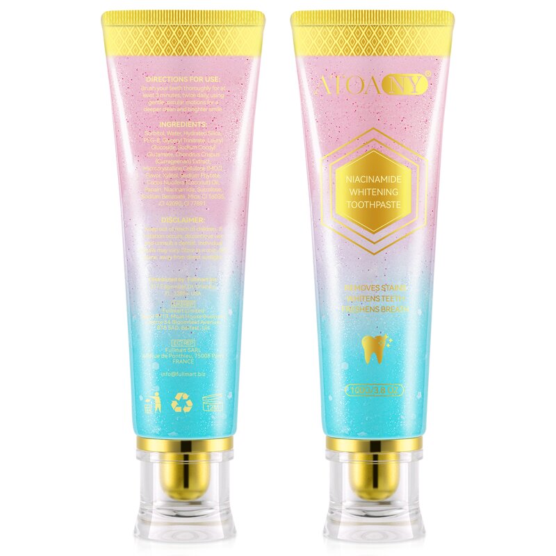 Herbal Toothpaste Manufacturer - 100g Vegan Formula with Niacinamide for Stain Removal & Fresh Breath