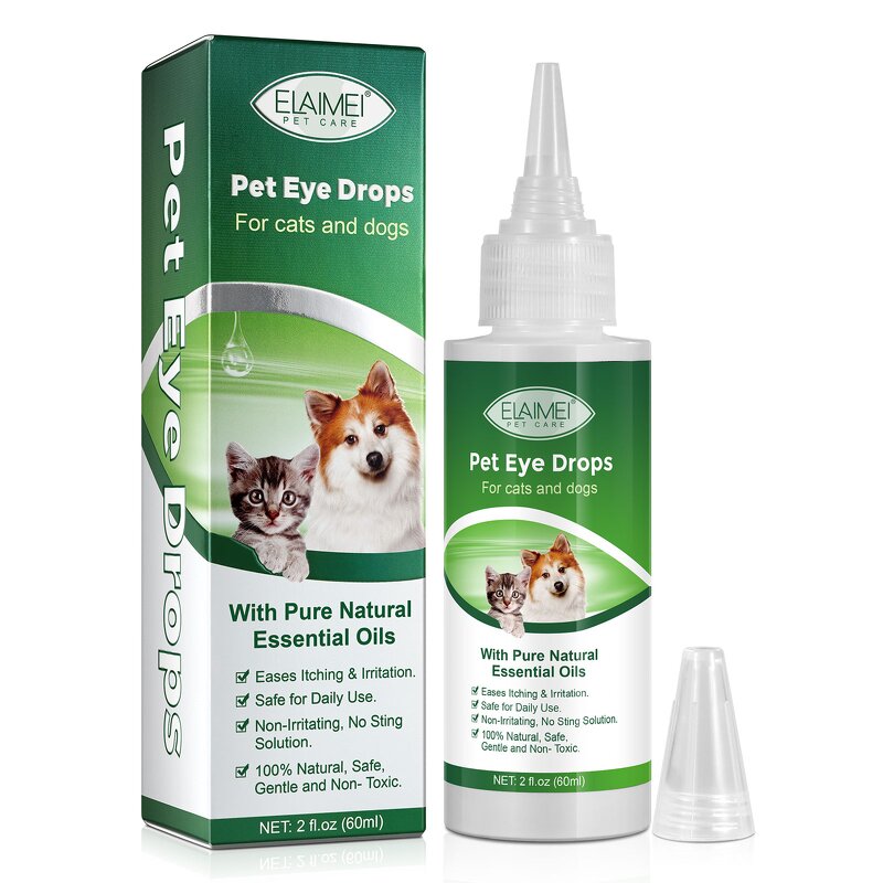 Pet Eye Stain Remover Drops Manufacturer - Dog & Cat Tear Cleaner Wash for Irritation Relief