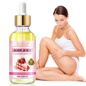 Body Oil for Women Manufacturer - 6 Scent Pure Natural Handcrafted Peach Strawberry Shortcake Skin Brightening Moisturizing